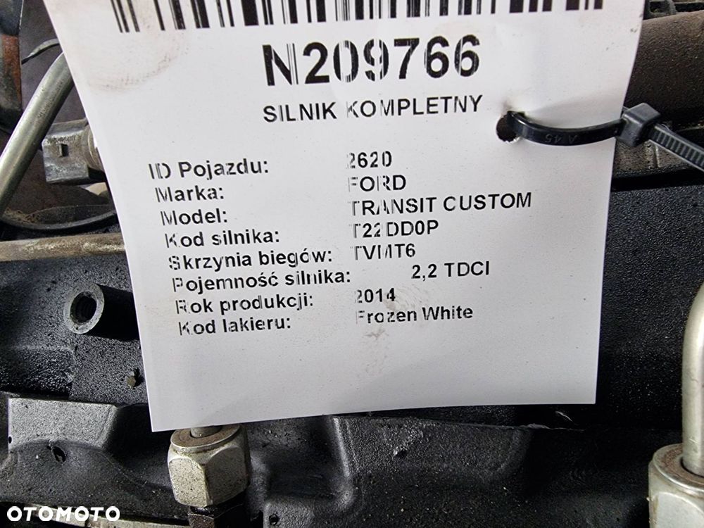 SILNIK KOMPLETNY FORD TRANSIT CUSTOM L1H1 CYFF ES825397 - 7