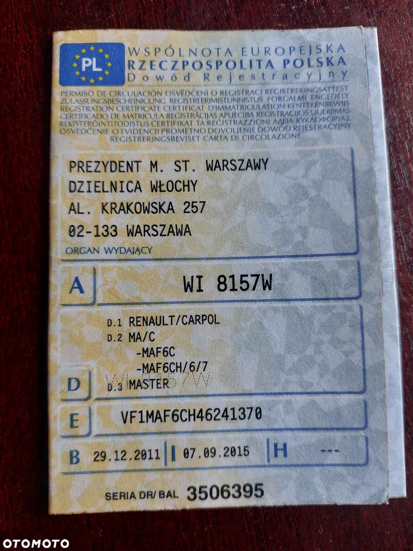 Renault Master Maxi 6-Osobowy Brygadówka Faktura Vat-23% - 16