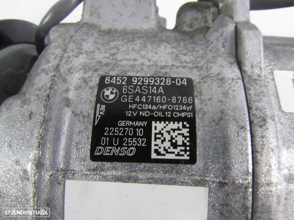 Compressor de ar condicionado Seminovo/ Original BMW 1 (F20)/BMW 3 (F30, F80)/BM... - 4