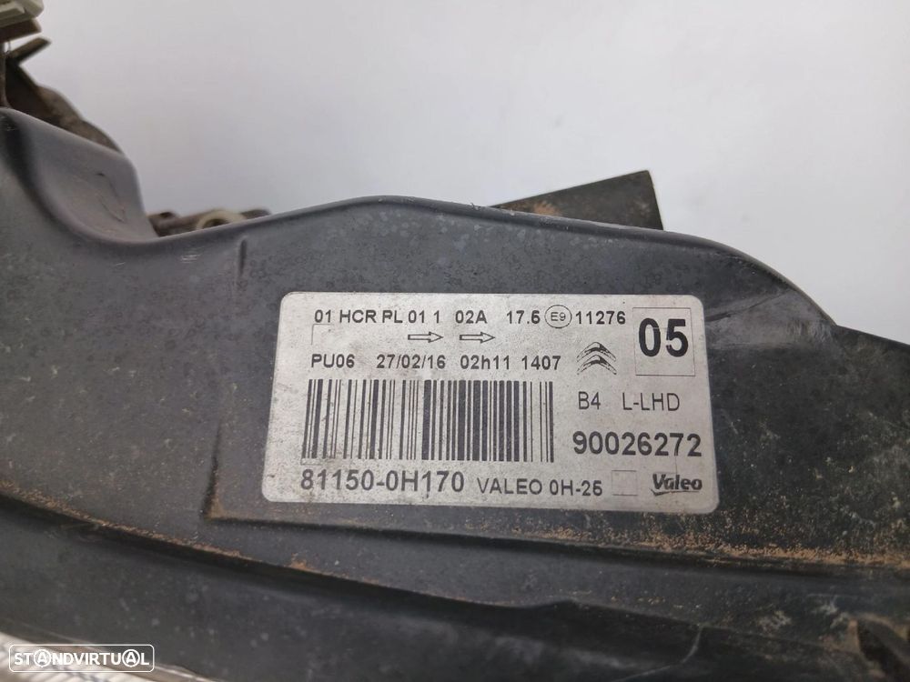 Ótica / farol esquerda CITROËN C1 II - 6