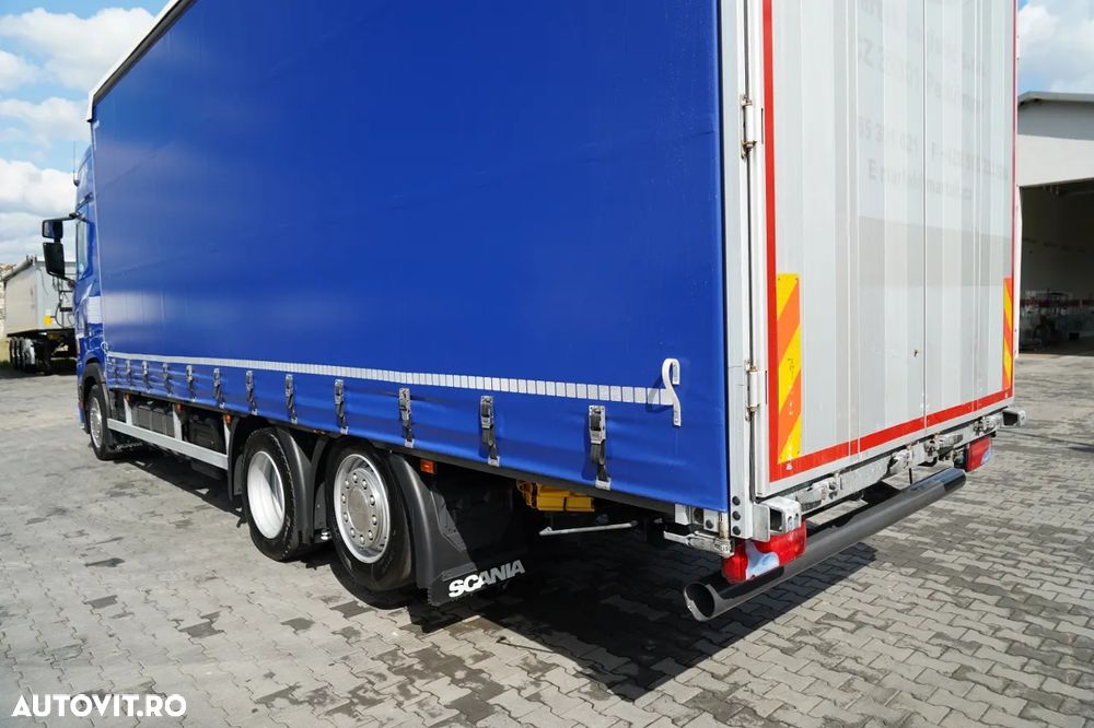 Scania S 450 / SOLO / CORTINĂ / 6x2 / ACOPERIȘ RIDICABIL / PUNȚĂ RIDICABILĂ / - 12