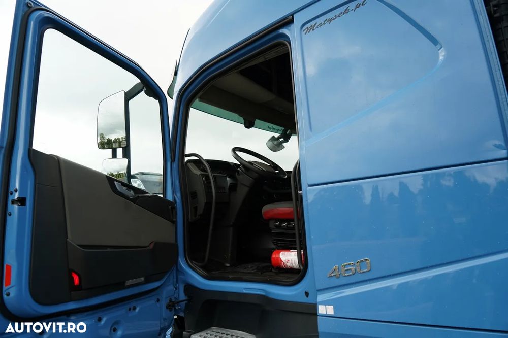 Volvo FH 460 / ANSAMBLU TANDEM / 120 m³ / ÎNCĂRCARE PRIN TRECERE (DRIVE-THROUGH) / PRELATĂ CULISANTĂ / 7,3 m + 8,2 m / CLIMATIZARE STAȚIONARĂ / I-SHIFT / PODEA REZISTENTĂ (HEAVY-DUTY) / - 23