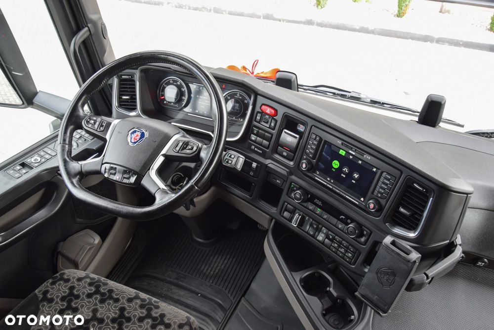 Scania 500S / FULL AIRMATIC / HYDRAULIKA / RETARDER / KLIMATYZACJA POSTOJOWA / ACC / KLIMA / 2 ZBIORNIKI PALIWA / FULL LEDY / FULL SPOILERY / SERWISOWANA / SPROWADZONA - 26