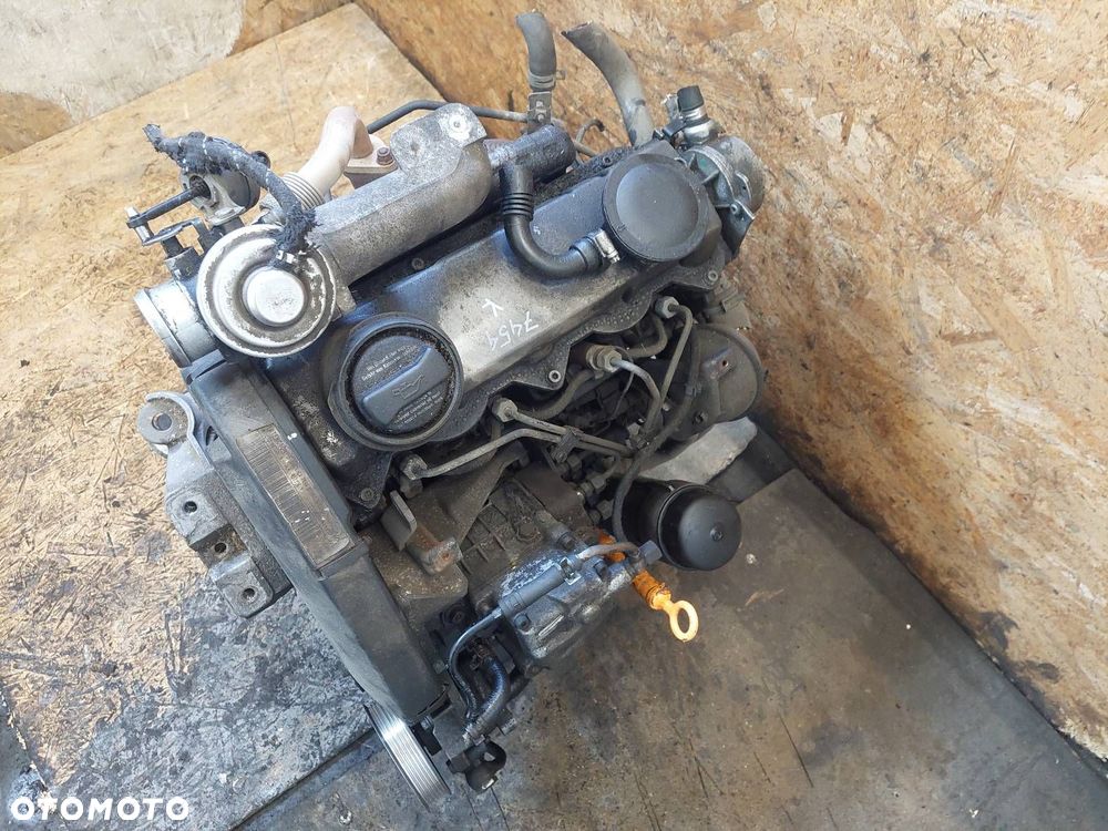 SILNIK DIESEL + POMPA WTRYSKI TURBO SEAT LEON I 1.9 TDI ALH 038253019C - 8