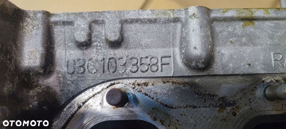 VW GOLF V 5 GŁOWICA SILNIKA 03C103358F 1.6 FSI SPRAWNA - 7