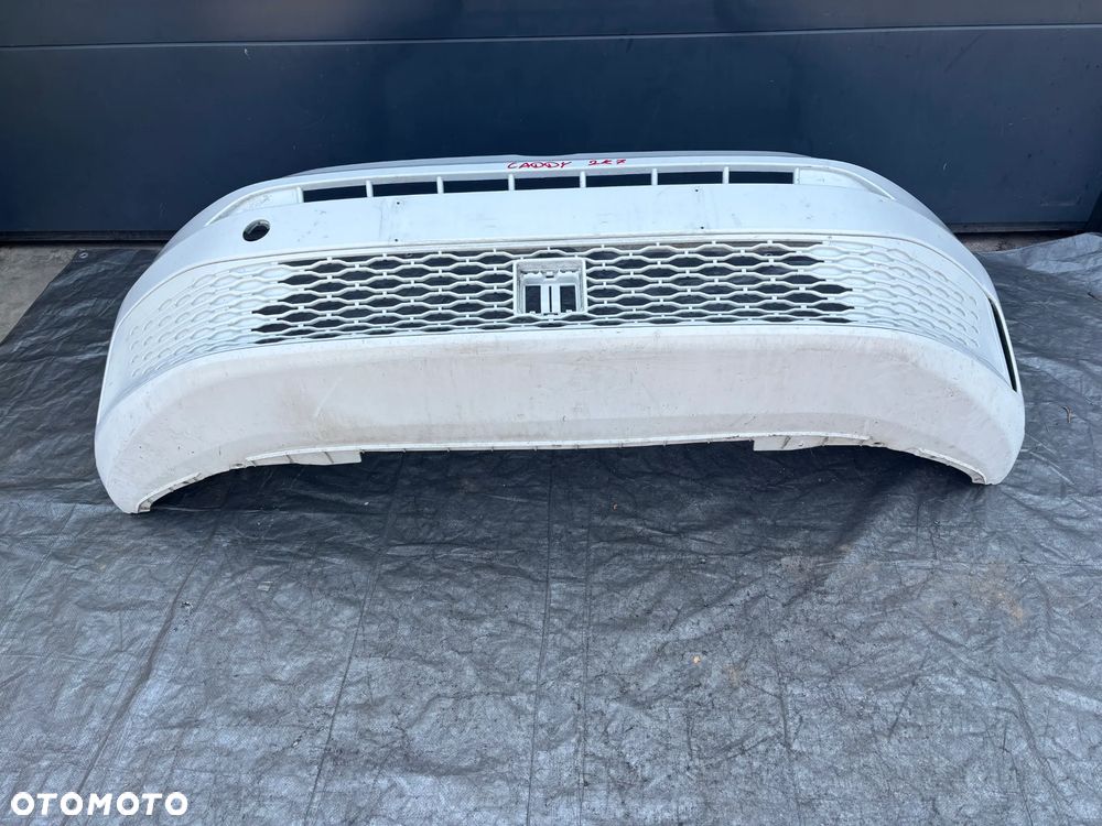 Vw Caddy V 2K7 zderzak przód  przedni biały - 9
