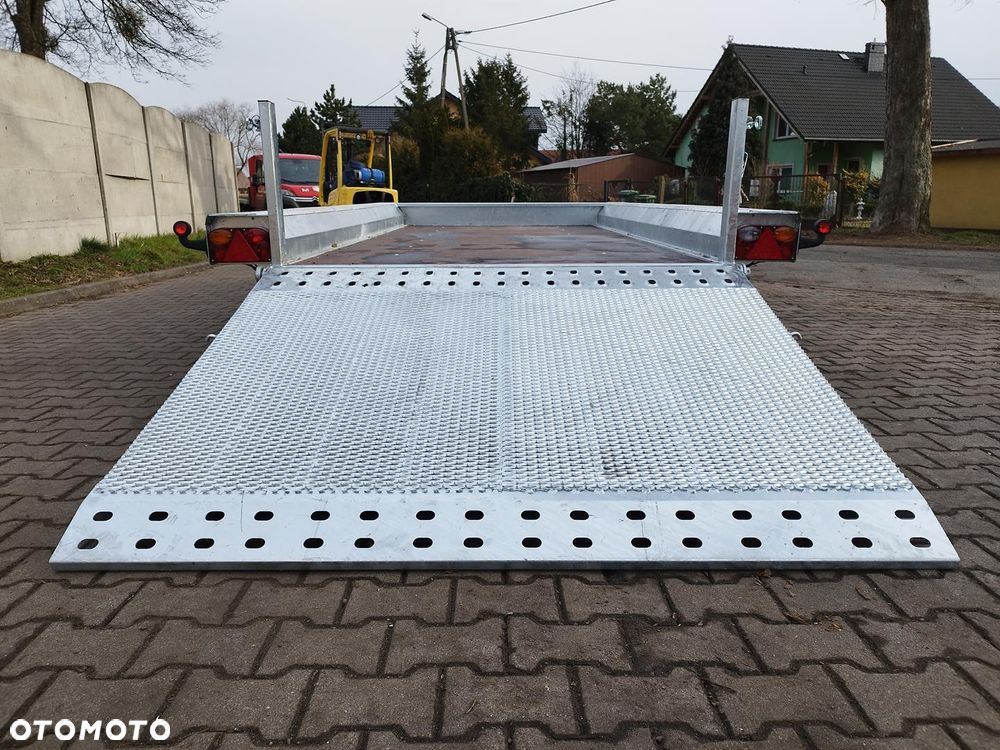 Wiola Przyczepa Wiola B3540 MAX TRAP 390x188 3 osie DMC 3500kg mocna spawana rama minikoparka walec - 16