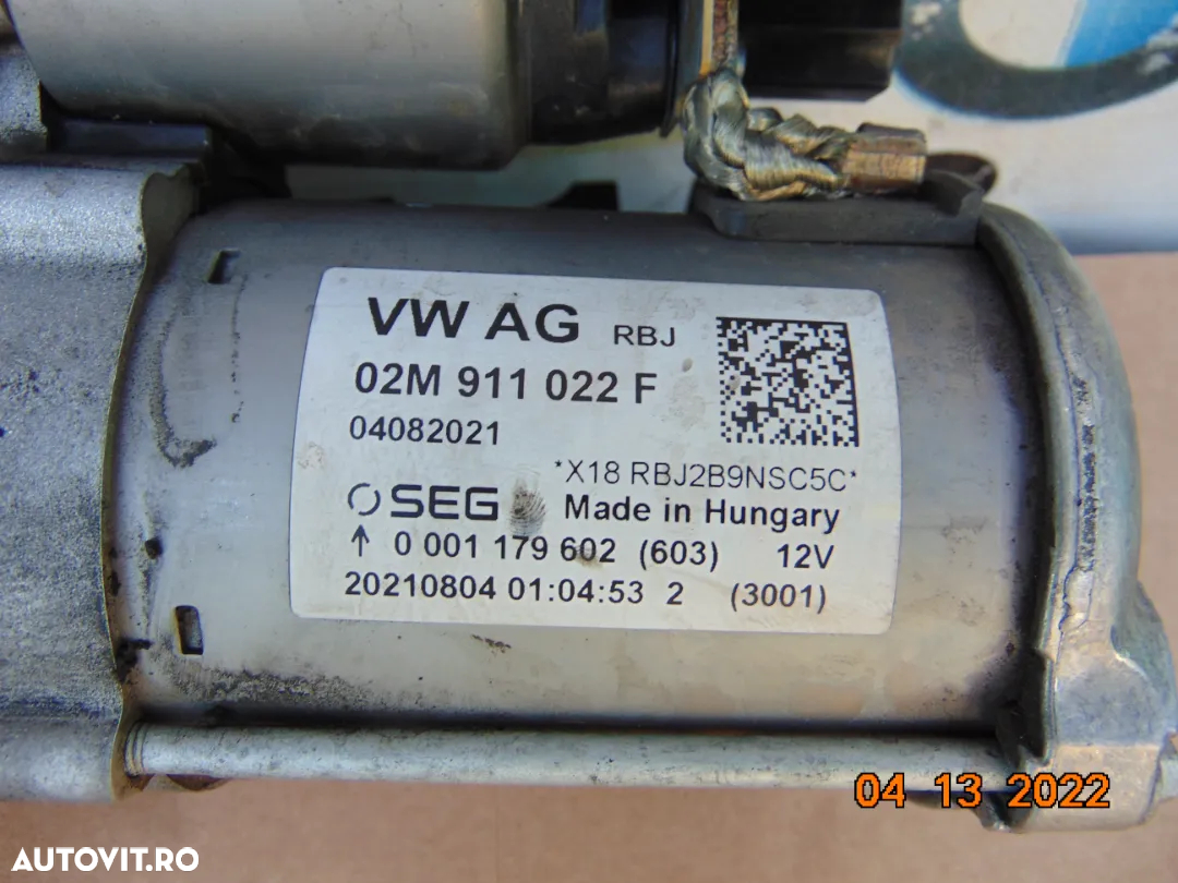 Electromotor VW 1.0 Golf 8 golf 7 Passat b8 b7 polo caddy t roc t cross seat ibiza leon audi a3 a1 - 3