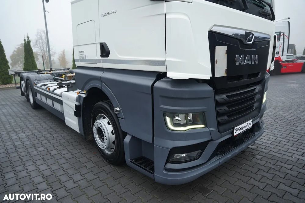 MAN TGX 26.470 / BDF / 6X2 / Suprastructură SDG HV 100/120 / Axă liftabilă / Pentru transport containere / - 7
