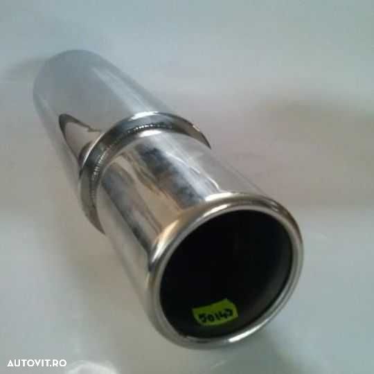 Toba sport inox cu SILLENCER sau fara SILLENCER sunet deosebit - 1