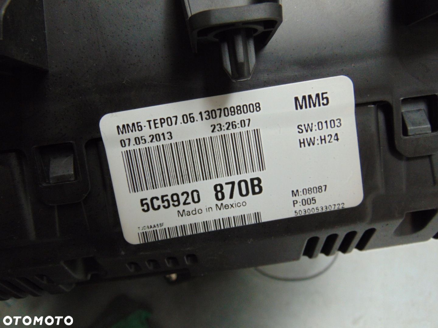 VW BEETLE 5C 1.4 TSI ZESTAW STARTOWY LICZNIK - 8