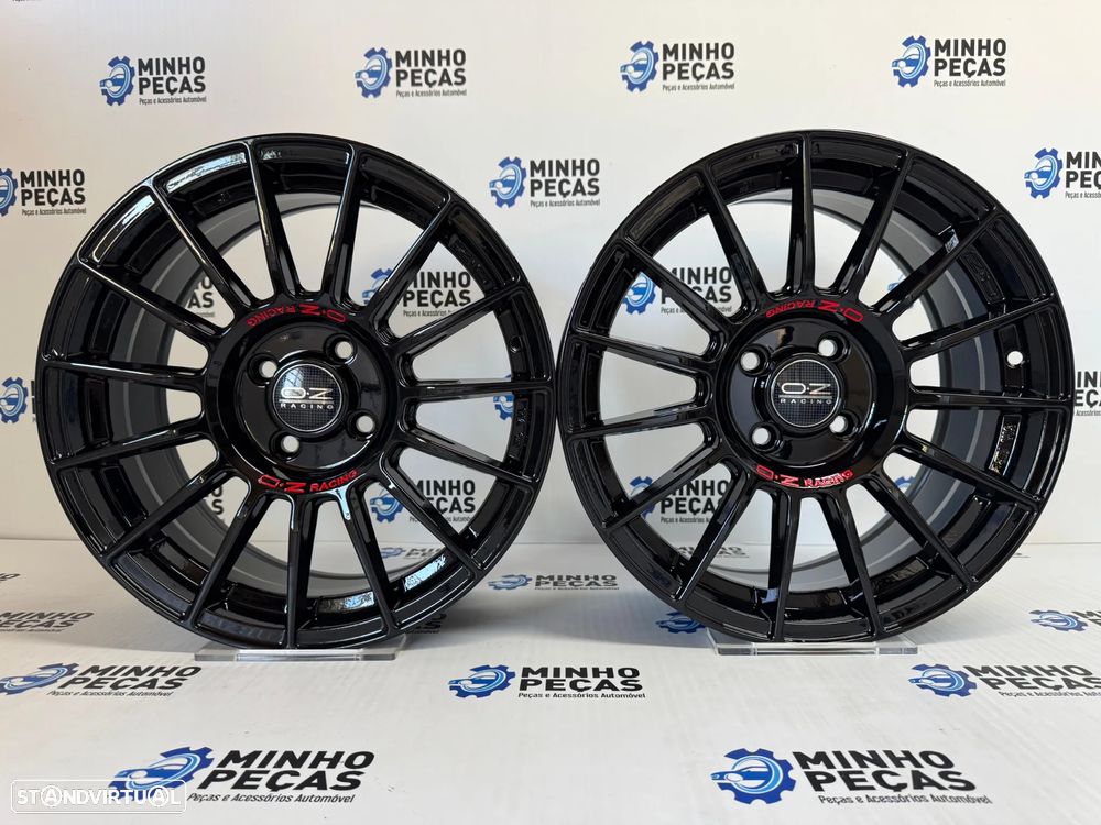Jantes Look OZ Racing em 16 (4x100) Gloss Black - 1