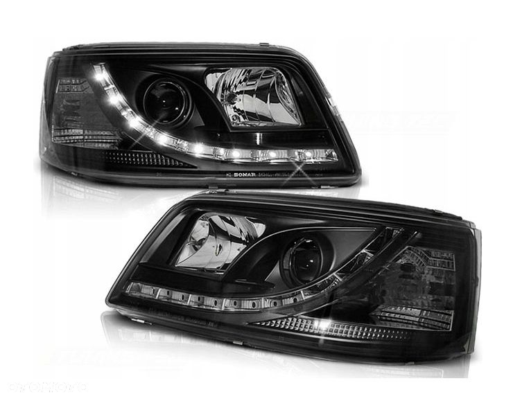 Reflektor Lampy kpl Day line light LED Dzienne Tuning VW Transporter T5 7h - 2