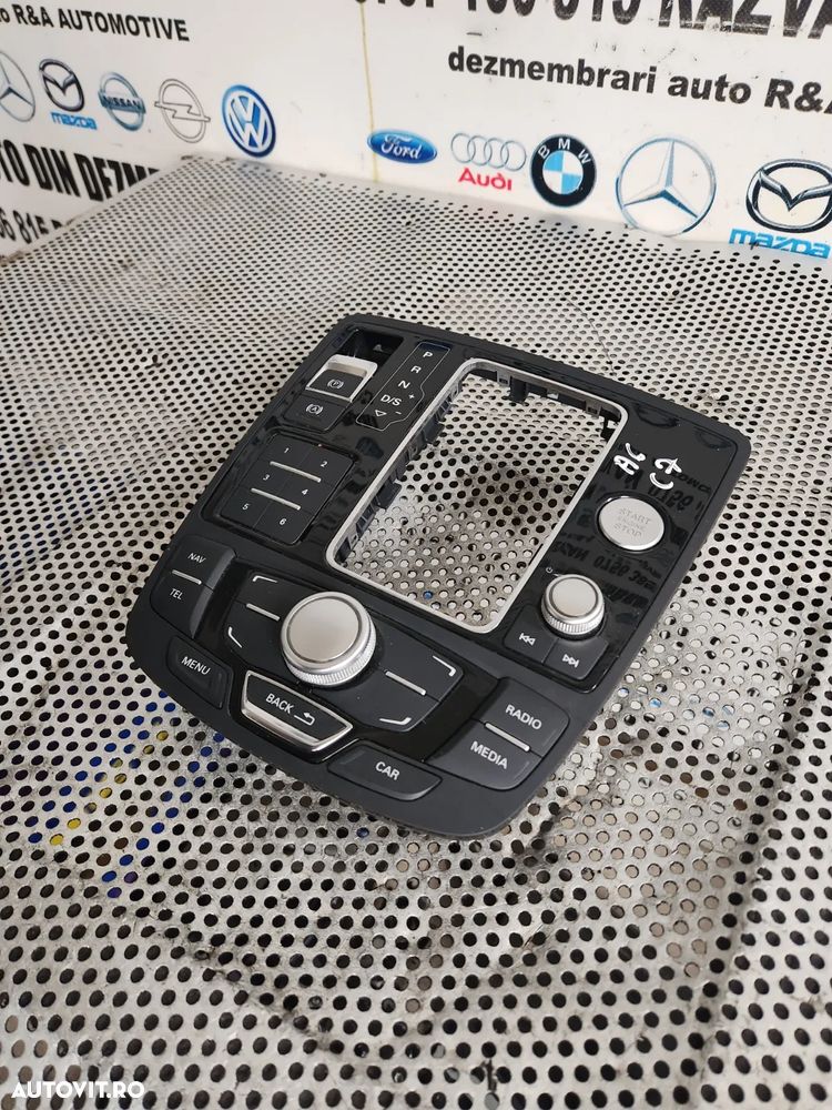 Consola MMI 3G+ Audi A6 4G C7 A7 An 2012-2013-2014-2015-2016-2017-2018 Volan Stanga Cod 4G1919610B Dezmembrez Audi - Dezmembrari Arad - 2