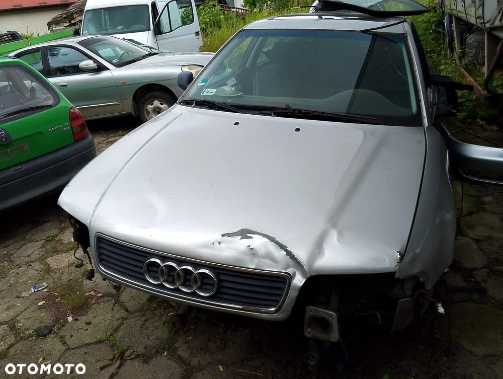 Audi A4 B5 (94-01r.) 1.8 B 125KM. Silnik ADR Skrzynia CPD lakier LY7T . Cały na części. GWARANCJA !!!  Przód Tył Zestaw Komplet Drzwi Klapa Zderzak Błotnik Maska Grill Atrapa Szyba Pas Lampa Lusterko Boczki Fotel Kanapa Kokpit Deska Rozdzielcza Przełącznik Włącznik Sterownik Przewody Wiązka Instalacja Moduł Komputer Czujnik Listwa Pompa Alternator Wtryski Głowica Rozrusznik Kompresor Sprzęgło Dwumas Silnik Skrzynia ABS Klimatyzacji Paliwa Wspomagania Kolektor Turbina Przepustnica Zawór Chłodnica Koło Hak Belka Sanki Zawieszenie Mcpherson Półoś Amortyzator Wydech Tłumik Zacisk Most - 4