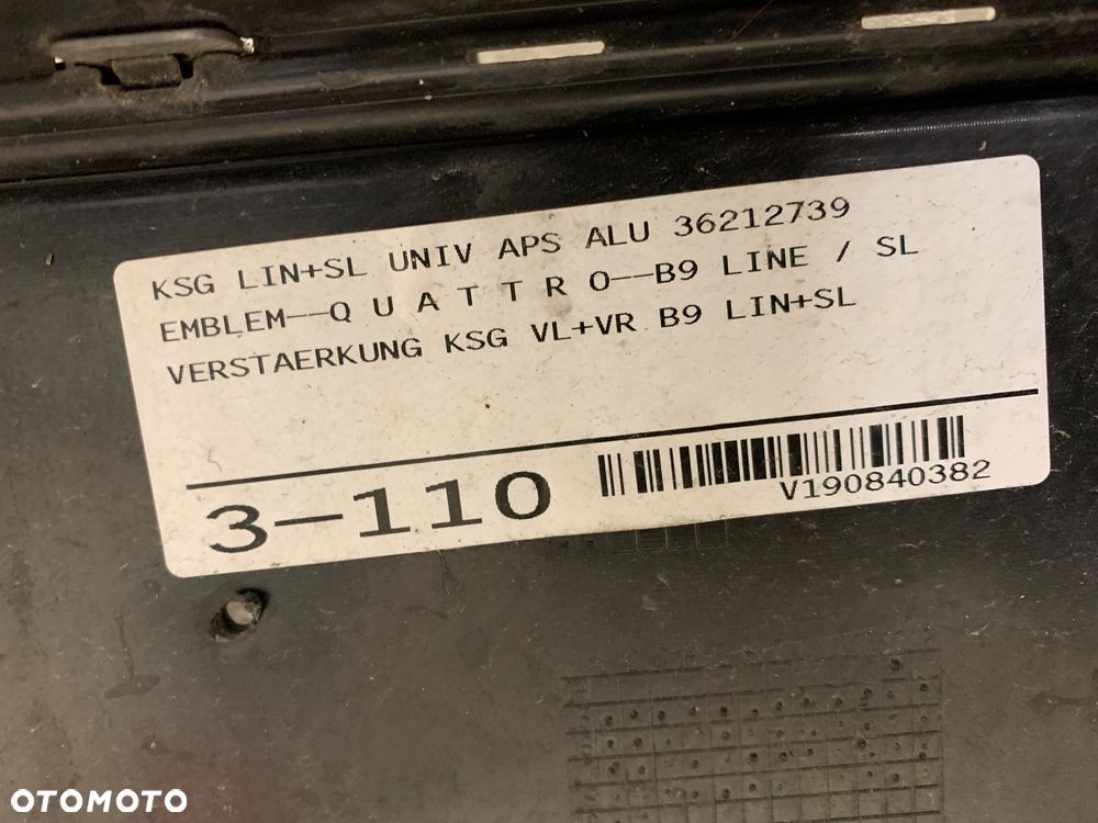 Audi A4 B9 Lift 8W0 Zderzak Przód Przedni-Grill-PDC S Line - 5
