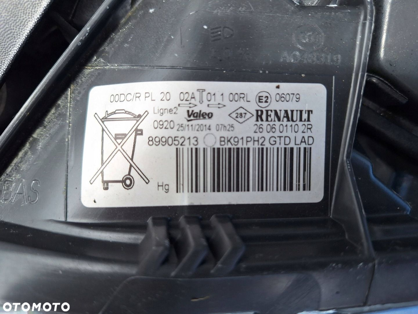 Renault Laguna 3 III LIFT 13- ZDERZAK PRZÓD TEKNG BIXENON LED MASKA ZESTAW - 4