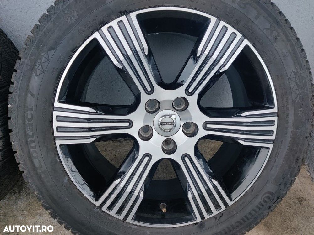 Jante 6 spite 18" Volvo XC40 XC60 XC90 XC70 S90 + anvelope iarna 235/55 R18 - 31471552 - 5