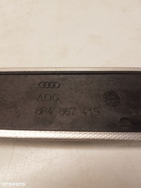 LISTWA DEKOR DRZWI LEWY TYŁ AUDI A3 8P 8P4867419 - 5