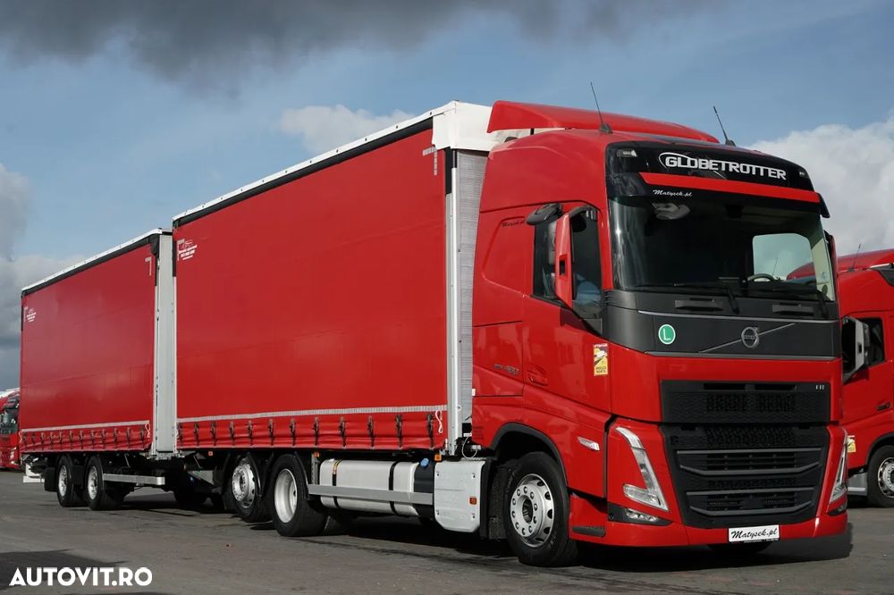 Volvo FH 460 / COMBINAT TANDEM / 120 M3 / TRANSITION / I-SAVE / I-PARK COOL / DIRECȚIE CU AX RIDICAT / WIELTON - 4