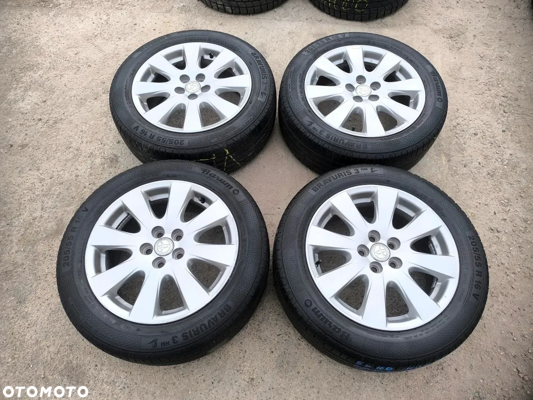 5x100 Felgi Aluminiowe Alufelgi 16 Koła Letnie Lato TOYOTA AVENSIS I II 2 CELICA CARINA E MATRIX PRIUS 4,5mm Legnica ALU-RAD 205/55 - 1