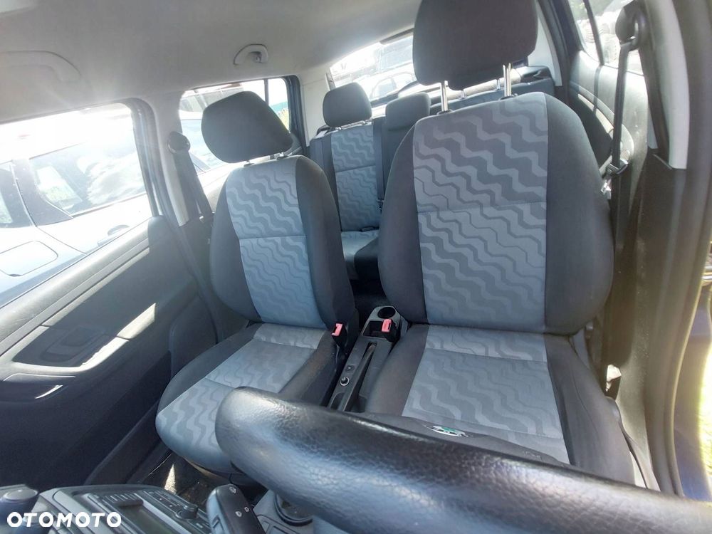 FOTELE KOMPLET LEWY PRAWY KANAPA TYŁ BOCZKI TUNEL SKODA FABIA II - 1