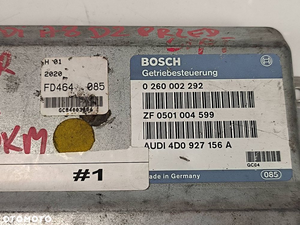 MODUŁ AUDI A8 D2 4D0927156A - 2