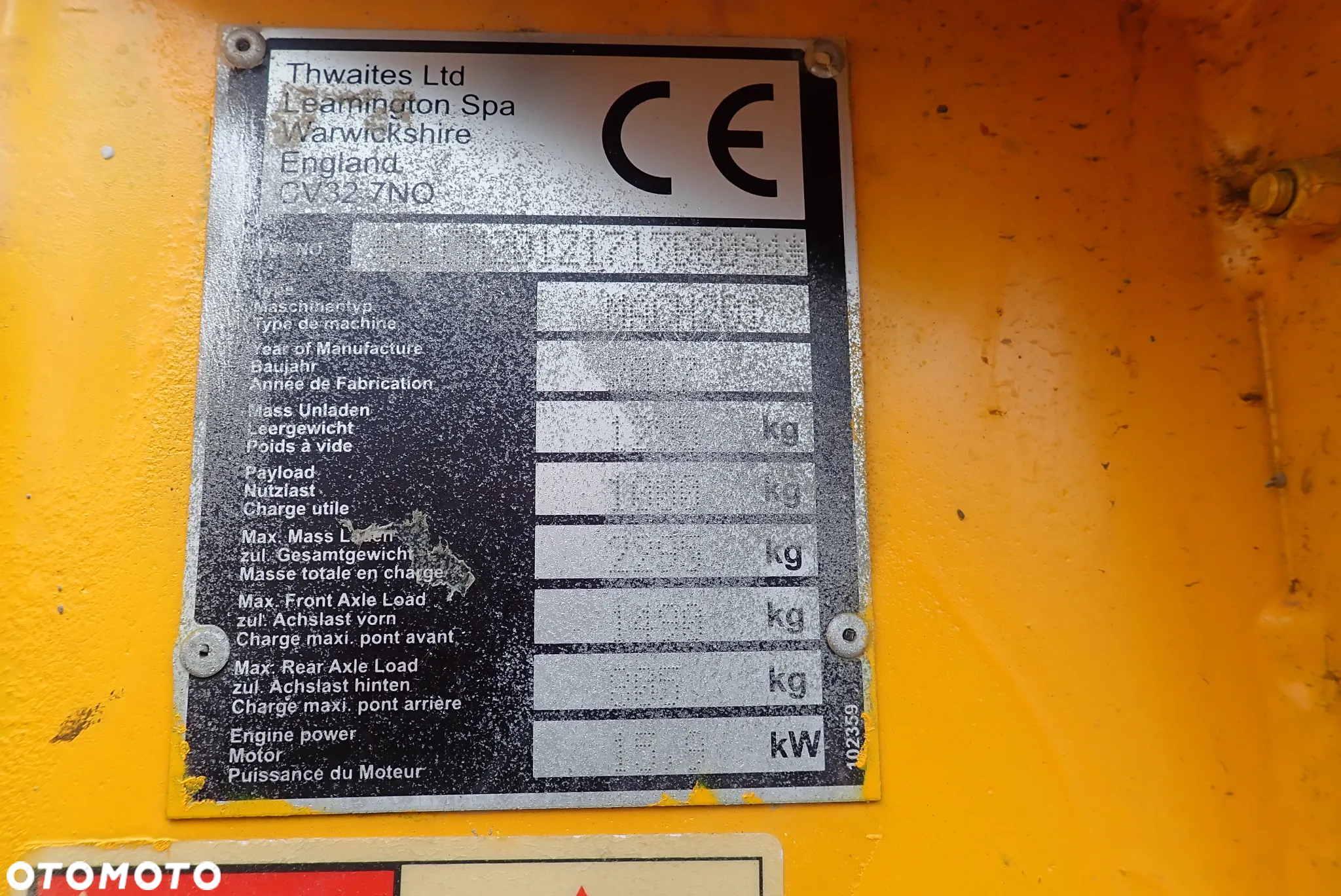 Thwaites MACH 201 1 tonne - 10