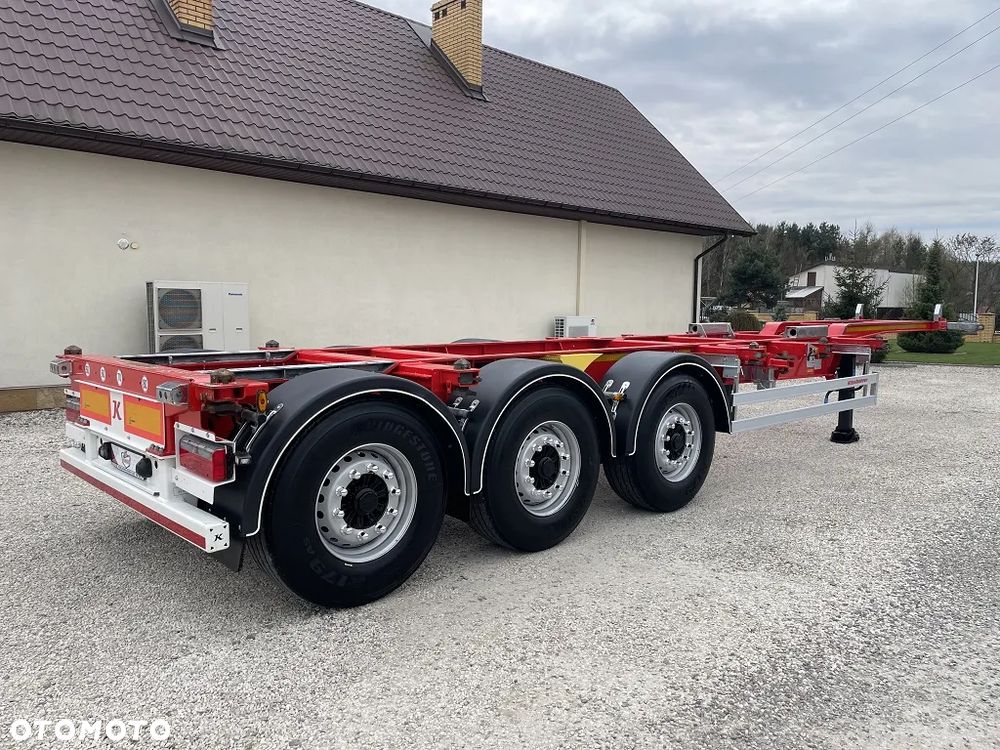 Kassbohrer K.SHG.AVH / 45-12 /27 EU / PODKONTENEROWA / STANDARD / 2023 / ROZSUWANE PODWOZIE PRZÓD I TYŁ / DO WSZYSTKICH T.KONTENERÓW / MAŁO UŻYWANA / SALON POLSKA / STAN JAK NOWY / - 3