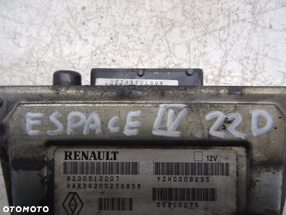 RENAULT ESPACE 4 IV LIFT MODUŁ STEROWNIK SKRZYNI AUTOMAT 8200512207 - 2