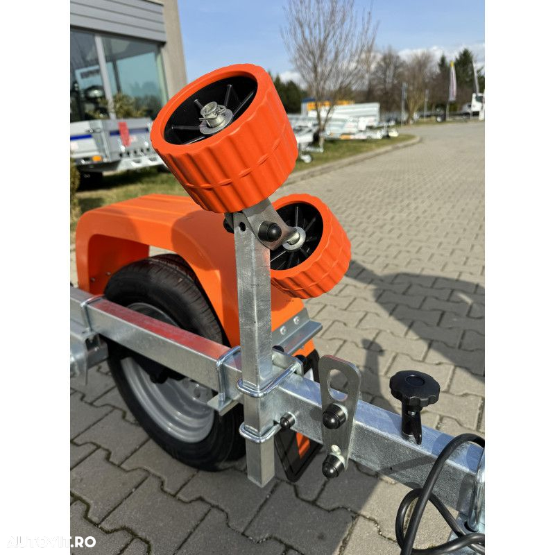 Autocar Remorca transport barci nefranata cu o singura axa P500-4.2 Lux - 12