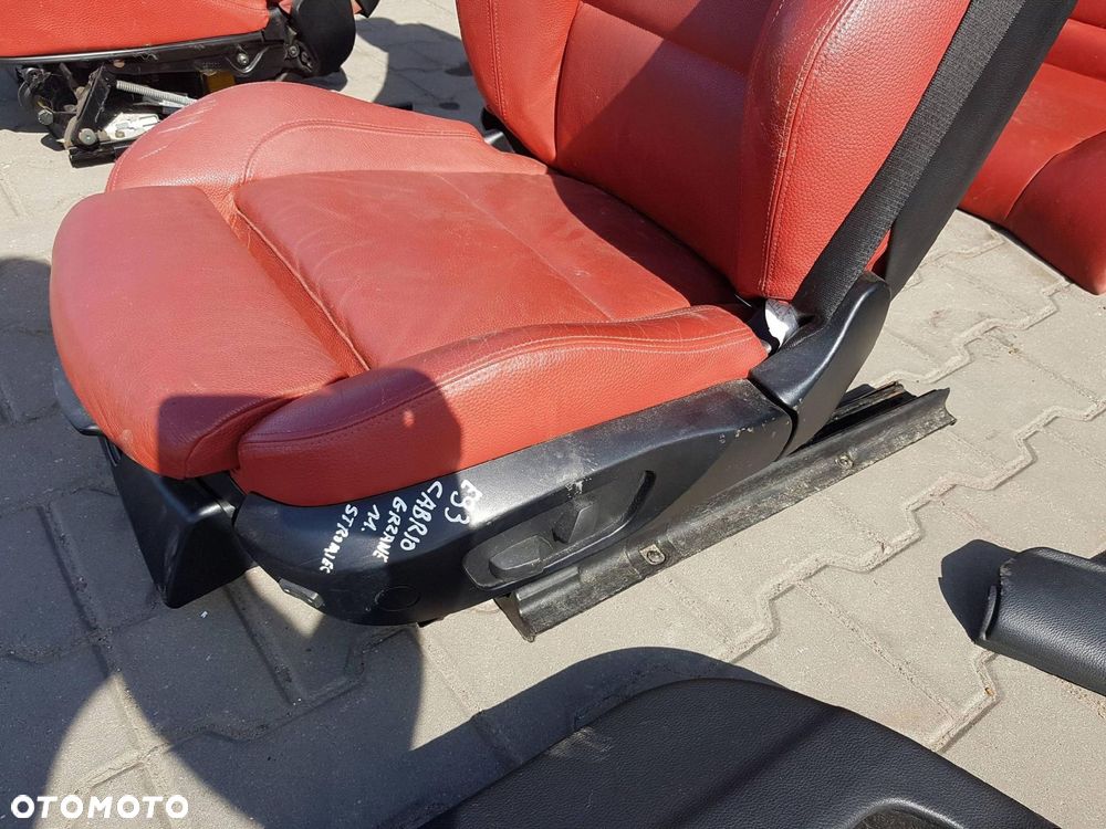 BMW 3 E93 CABRIO 06-13r FOTELE SKÓRZANE KANAPA - 15