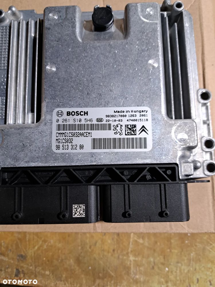 Komputer sterownik silnika ECU PSA Opel Peugeot Citroen 1675653780 9838217080 9851331280 0261S105H6 - 2
