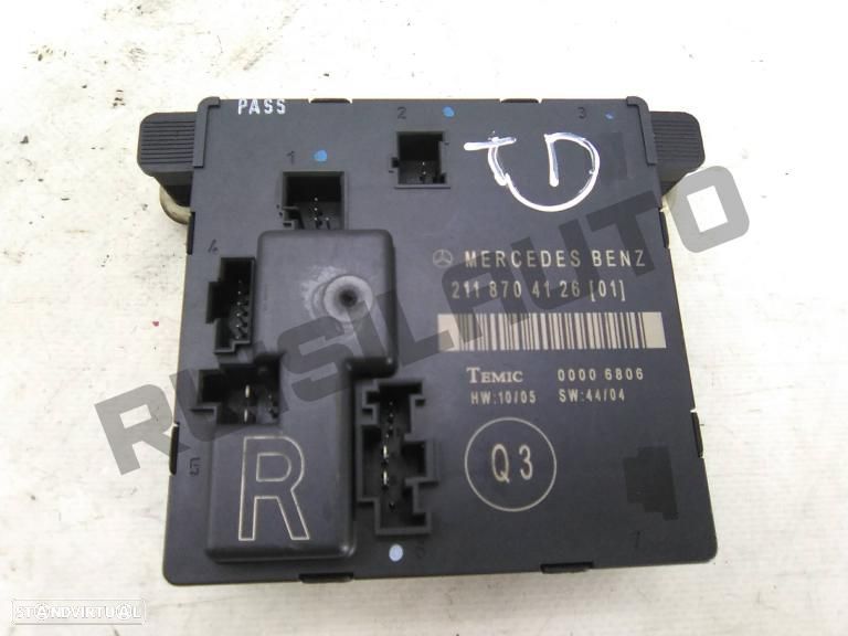 Módulo Confort Trás Direito 21187_04126 Mercedes E S211 Station - 1