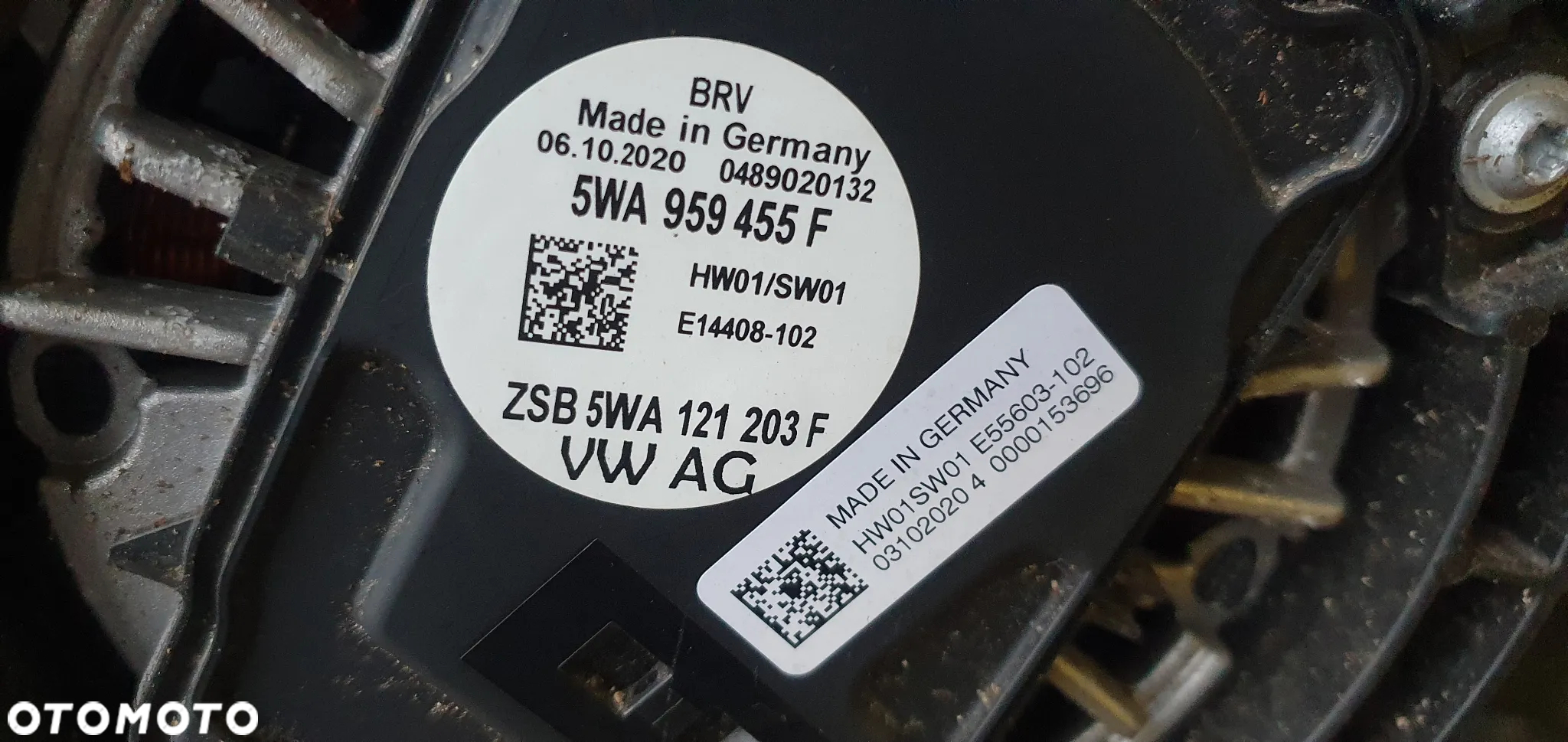 Pas przedni kompletny chłodnice wentylator belka VW Golf VIII 8 2.0 TDI 5Q0121205B 5Q0121207BM - 8