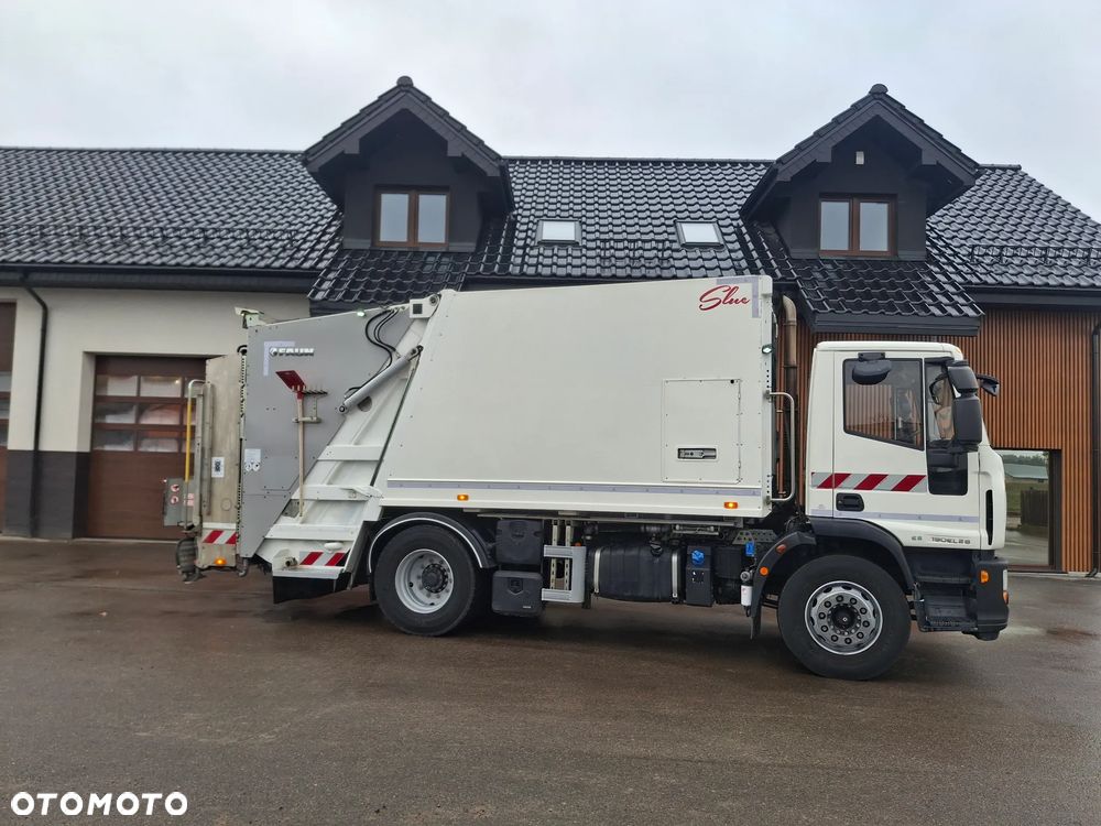 Iveco Eurocargo 190EL28 Śmieciarka FAUN VR3 LEV Euro 6 2 Osie Zawieszenie Na Poduszkach Centralny Zamek Klimatyzacja Zwinna Niski Przebieg - 5