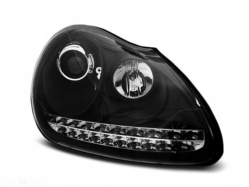 Lampy Reflektory Porsche Cayenne 02-06 Daylight Black Xenon - 1