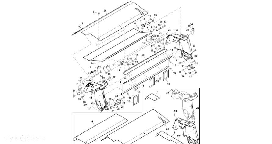 John Deere 960 - Rama DC222293 (System owijania) - 1