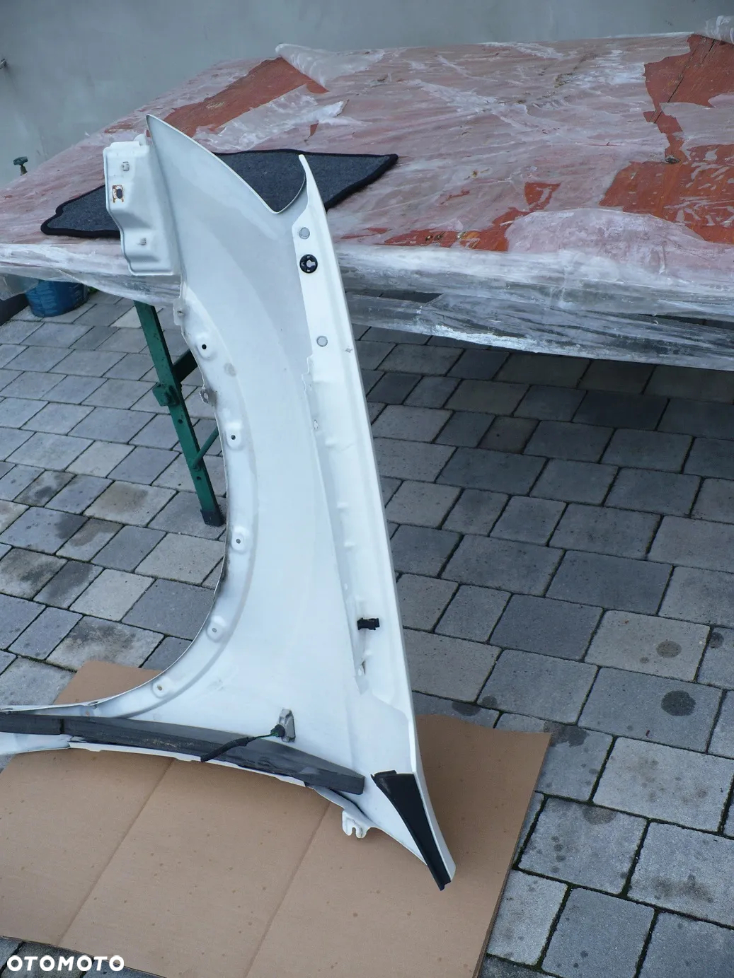 qashqai j10 07-blotnik przod prawy lewy kolor 326 oryginal - 9