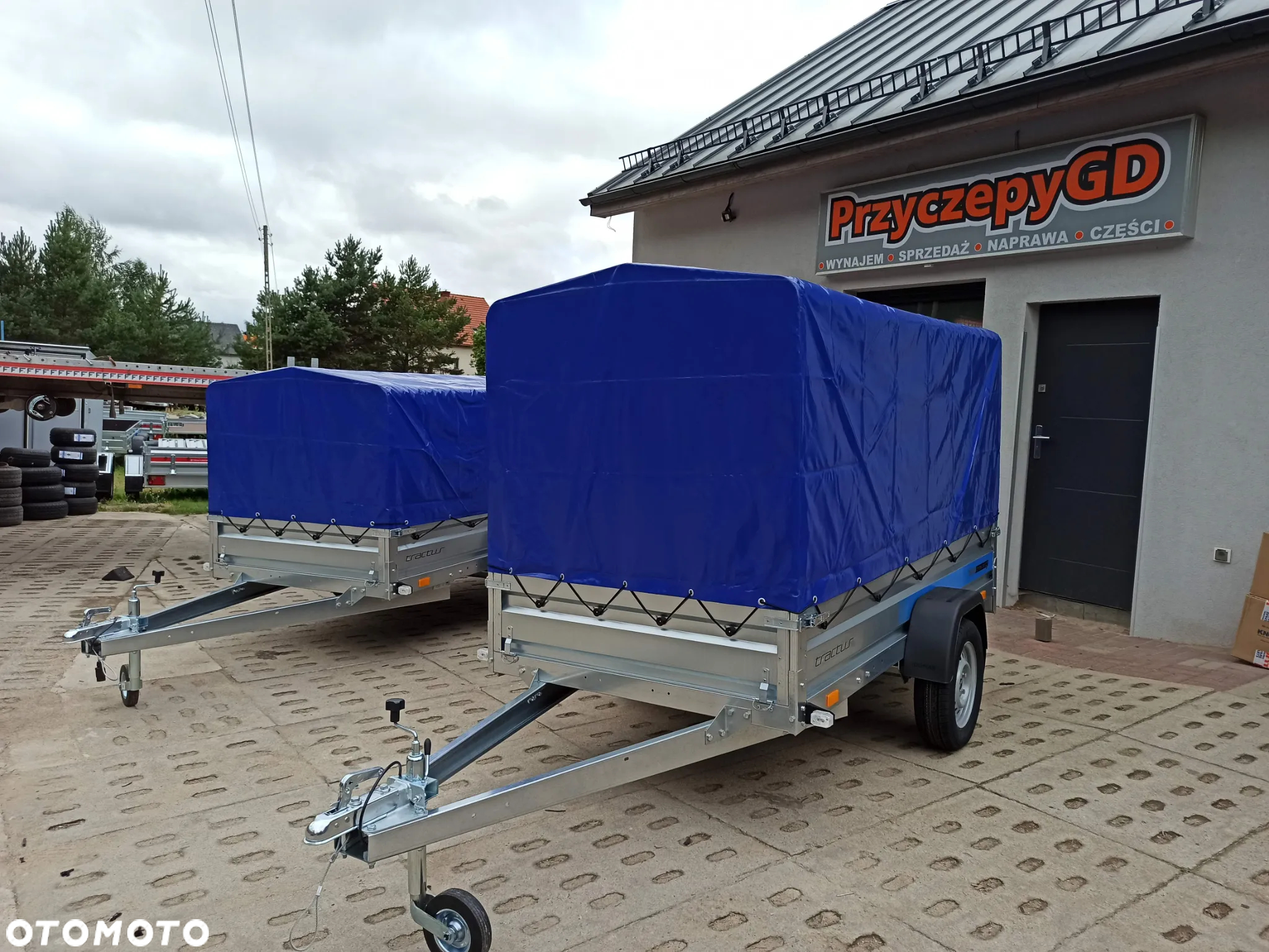 Faro Przyczepa SOLIDUS 263x125 otwierane burty przód i tył, DUŻY WYBÓR - 10