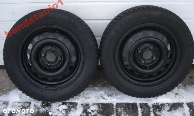 Honda CIVIC KOLA STALOWE + ZIMA 185/60/14'' 4X100 - 8