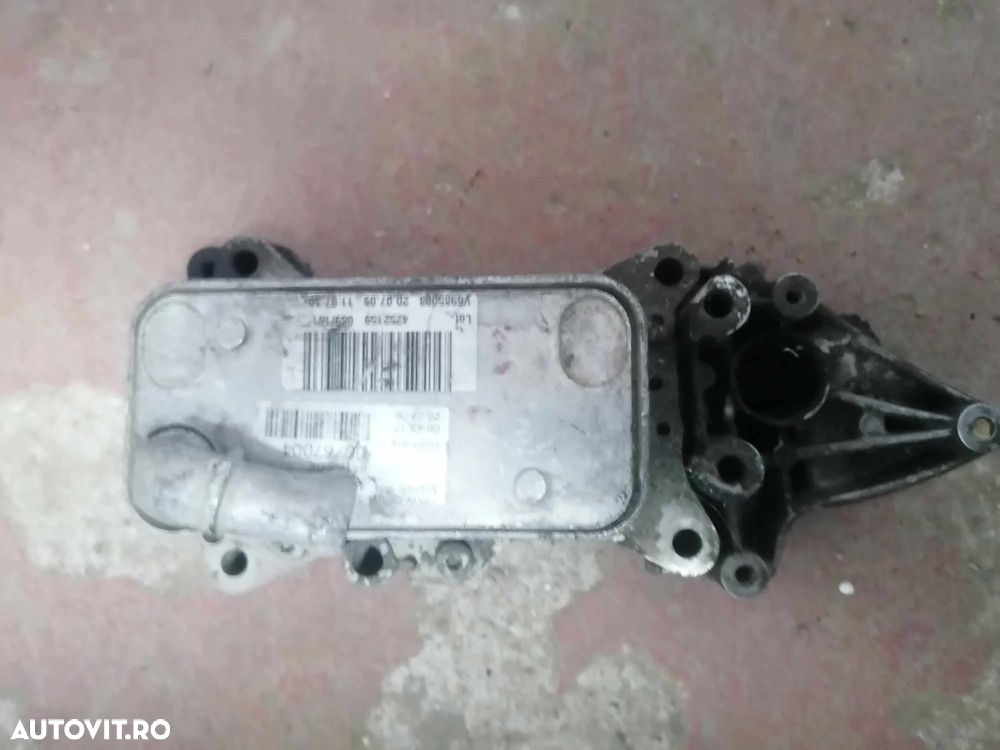 Racitor Ulei / Termoflot + Carcasa Filtru Ulei Mercedes ML W166, W204, W212, W639, 2.2 CDI A6511800665, a6511800865 - 4