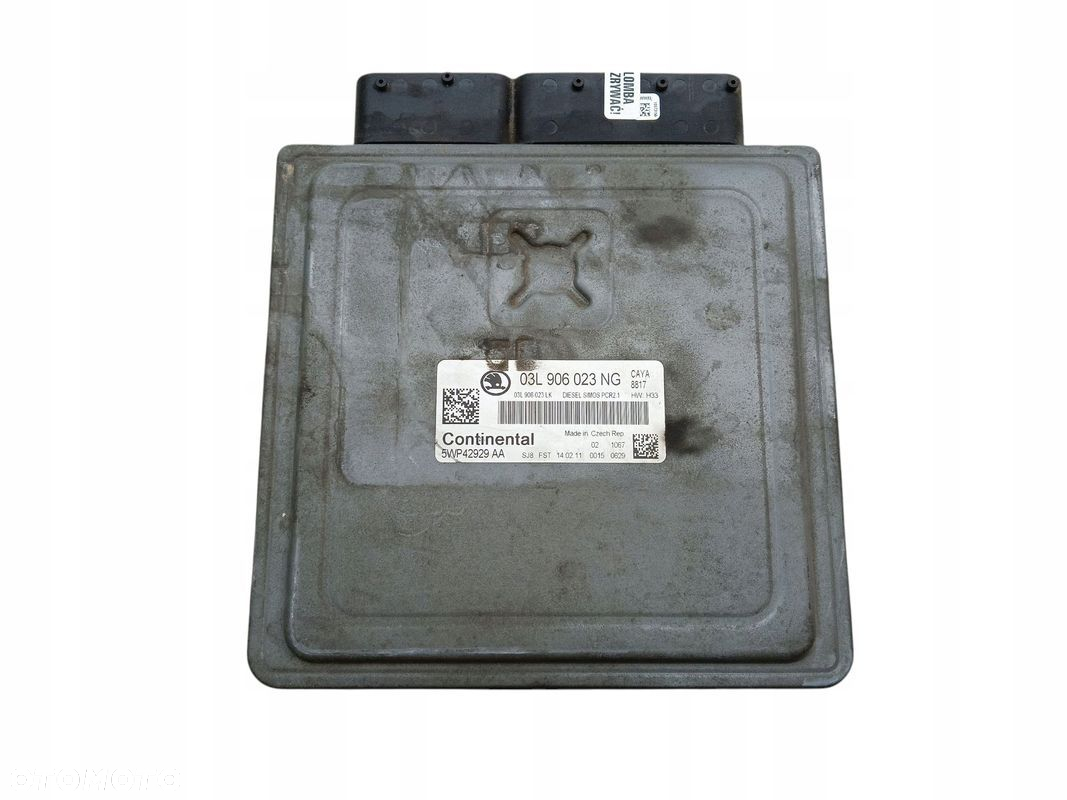 KOMPUTER SILNIKA SKODA FABIA II 1.6 TDI CAYA 03L906023NG 5WP42929AA - 3
