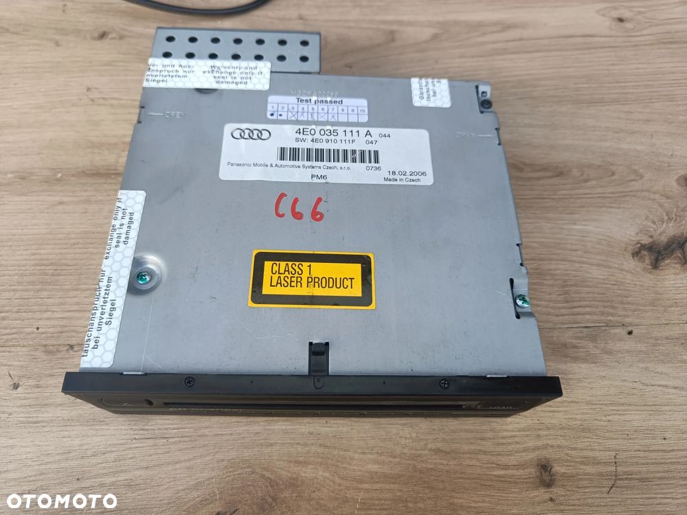 AUDI A4 B7 A6 C6 A8 D3 ZMIENIARKA PŁYT CD 4E0035111A - 3