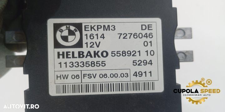 Releu pompa combustibil 2.0D N47 7276046-01 BMW X1 E84 [2009 - 2012] - 4