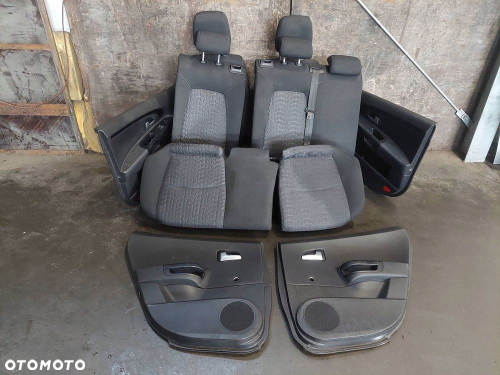 FOTELE KOMPLET LEWY PRAWY KANAPA TYŁ + BOCZKI KIA CEED I LIFT - 1