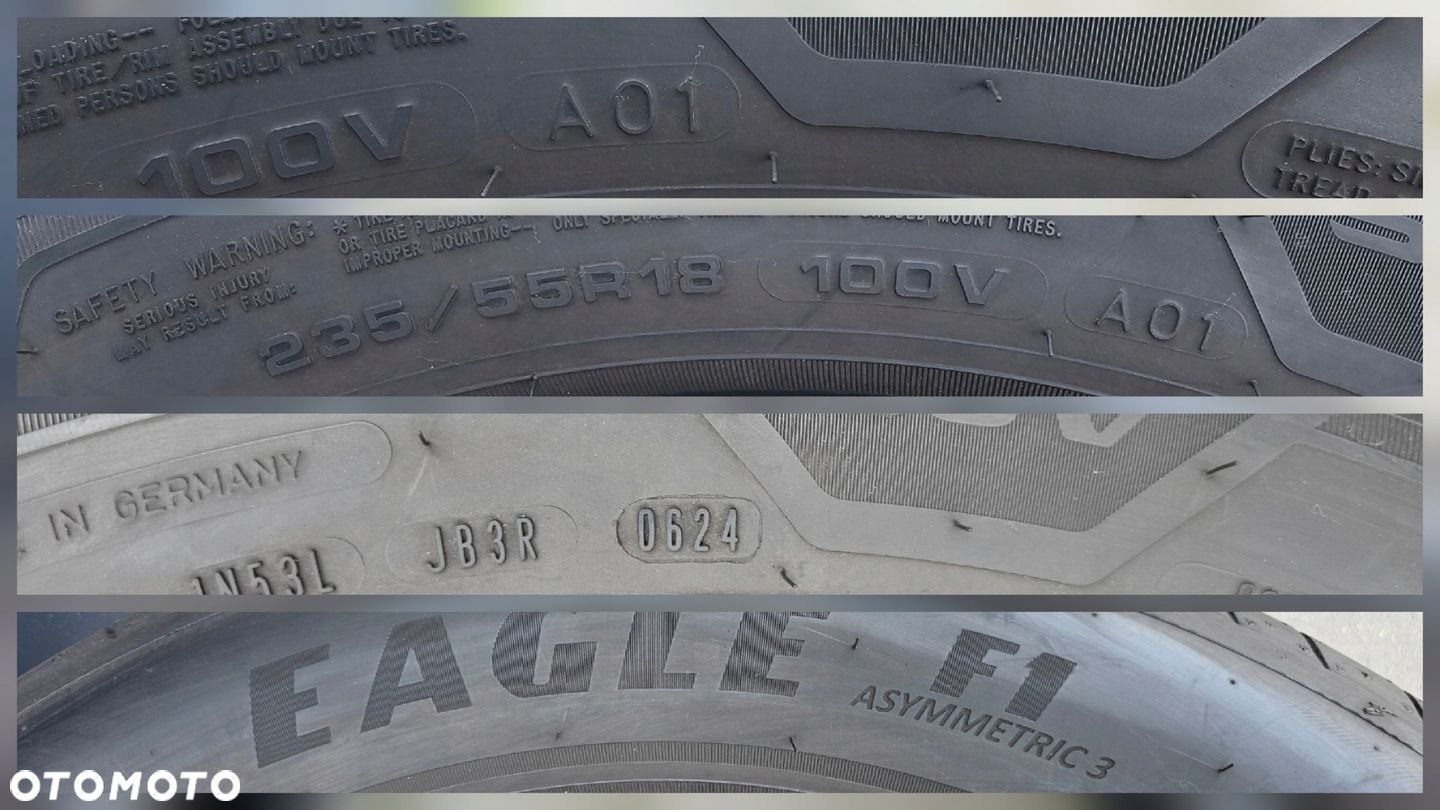 Goodyear Eagle F1 Asymmetric 3 SUV 235/55R18 100 V - 4