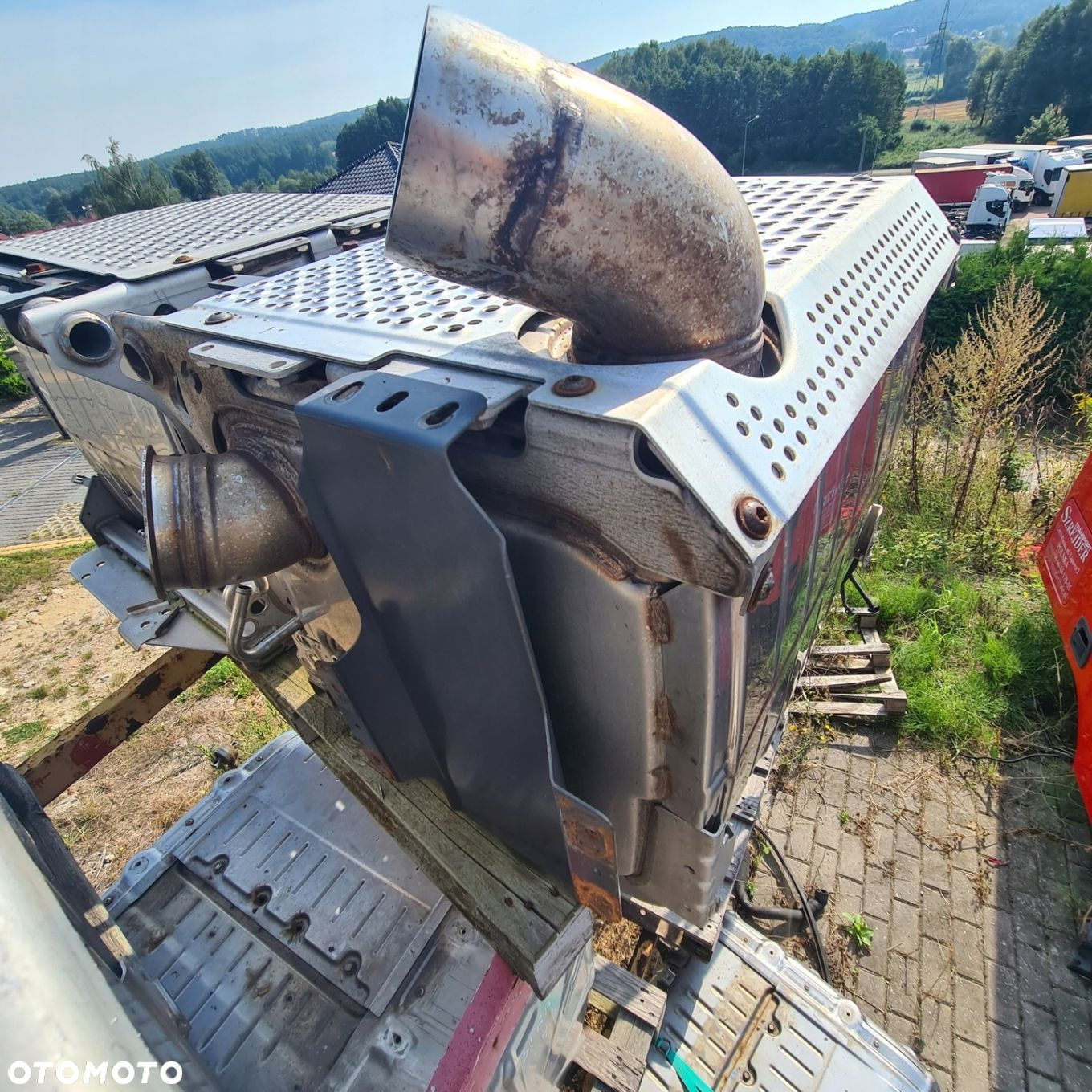 Katalizator tłumik górny wydech actros śmieciarka Wywrotka - 2