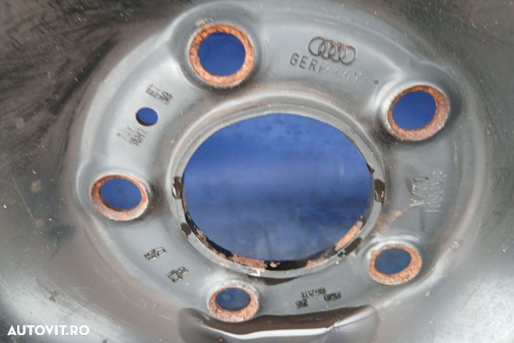 Jante tabla cu anvelope 16 - set 205/60 R16 7JX16H2 8K0601027A 205/60 - 5