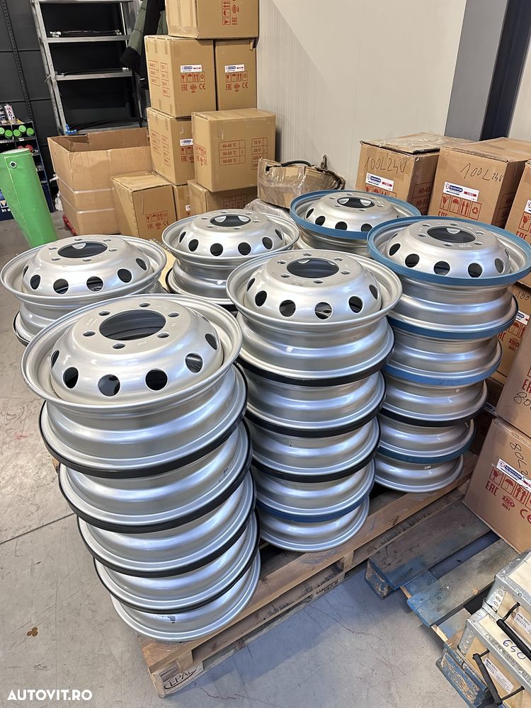 Janta iveco r 16 punte dubla,janta greutate - 1